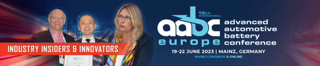 Banner from the aabc europe 2023