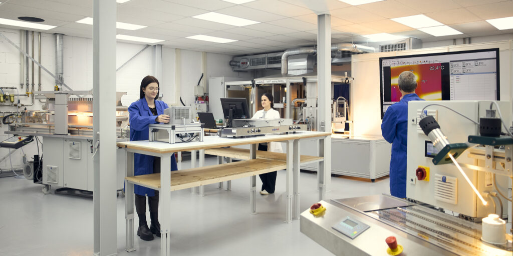 adphos application technology center with employees